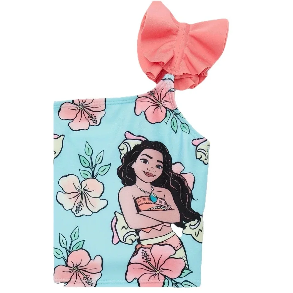 NWT Disney Baby 18M Moana Ruffle 2 Piece Swimsuit Swim Suit‎ Tankini UPF 50+